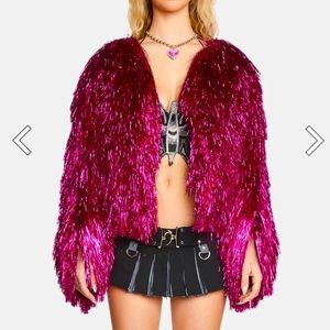 Azalea Wang Tinsel Fringe Festival Jacket